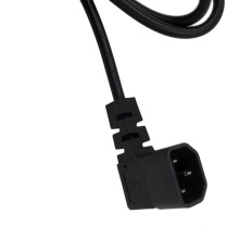 IEC C14 Right Angle Power Cord H05VV-F Cable